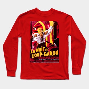 Classic Horror Movie Poster - Curse of the Werewolf Long Sleeve T-Shirt